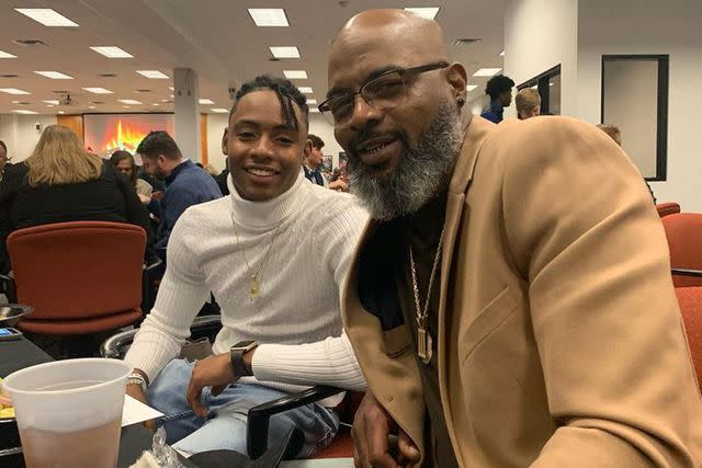 <p>Odell Beckham Sr./Instagram</p> Odell Beckham Sr. with Kordell Beckham in February 2020