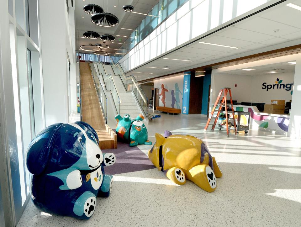 Lobby of of the new Springfield Clinic Pediatrics Monday, Oct. 9, 2023.