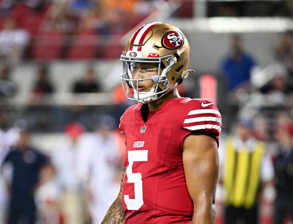 Trey Lance was traded to the Cowboys last week after a rough start to his NFL career in San Francisco