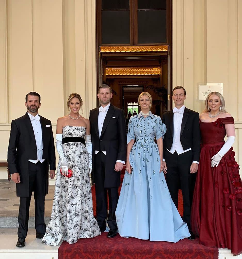 The Trump family at Buckingham Palace in June | Ivanka Trump/Instagram