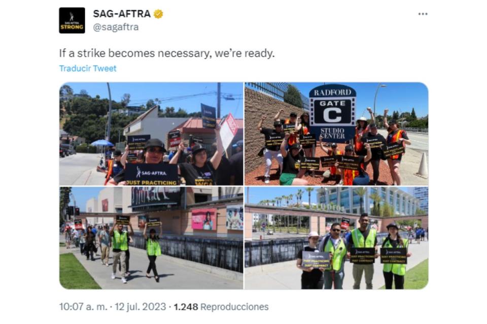 SAG-AFTRA listo para huelga