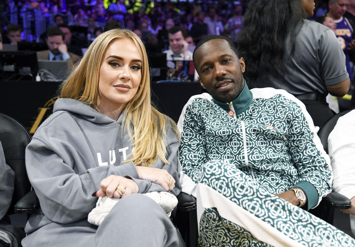 Adele and Rich Paul (Kevork Djansezian / Getty Images)
