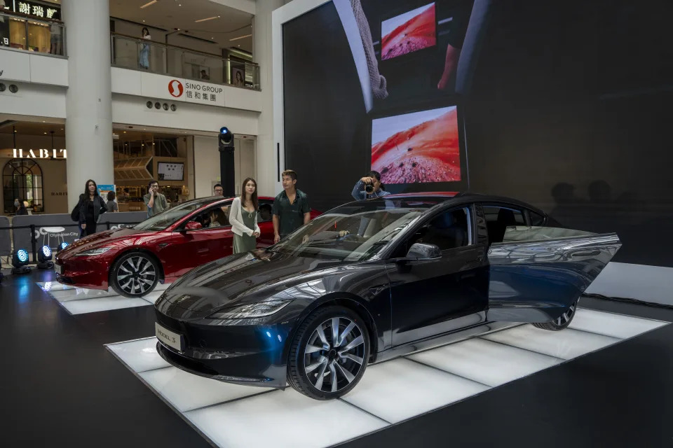 Tesla launches restyled Model 3 in North America