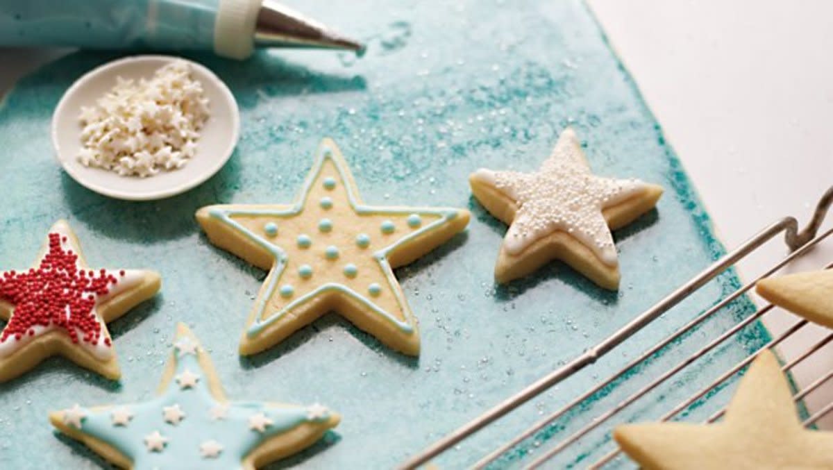 <p>Parade</p><p>Sugar cut-out cookies might be classic, but they never get old. </p><p><strong>Get the recipe: <a href="/28521/dash/christmas-star-cookies/" data-ylk="slk:Christmas Star Cookies;elm:context_link;itc:0;sec:content-canvas" class="link rapid-noclick-resp">Christmas Star Cookies</a></strong></p><p><strong>Related: <a href="https://parade.com/847041/nettiemoore/35-best-winter-desserts/" rel="nofollow noopener" target="_blank" data-ylk="slk:70 Winter Desserts;elm:context_link;itc:0;sec:content-canvas" class="link rapid-noclick-resp">70 Winter Desserts</a></strong></p>
