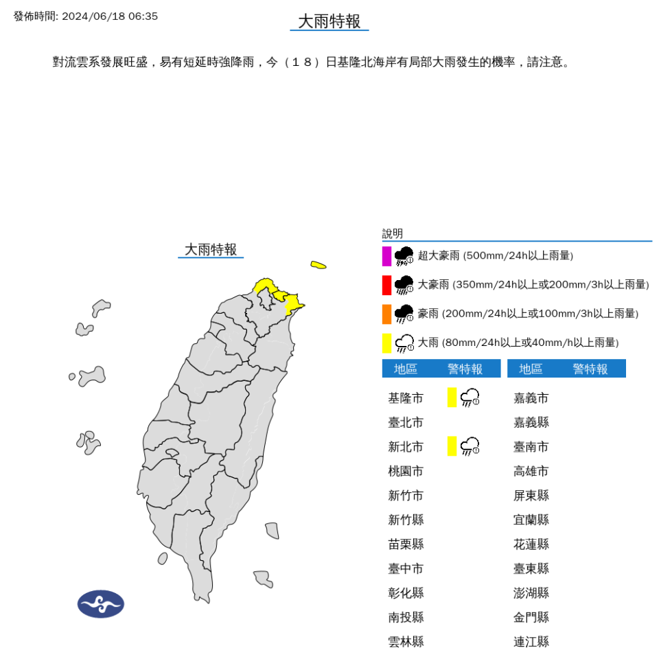 （圖取自中央氣象署網站）