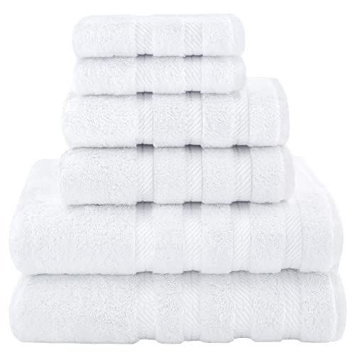 1) American Soft Linen 6 Piece Towel Set