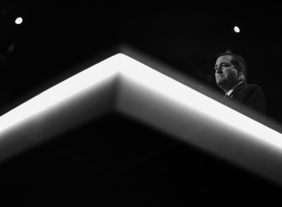 Sen. Ted Cruz speaks during the RNC Convention in Cleveland, Ohio, on July 20, 2016. (Photo: Khue Bui for Yahoo News)