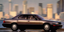 <p>The first-generation Lexus LS400 was the car that put German luxury cars on notice, forcing everyone else to lower their prices and up their game. It's not the most exciting car on the planet by any stretch, but it's effortlessly comfortable, and very nearly indestructible. This <a rel="nofollow noopener" href="http://www.ebay.com/itm/1990-Lexus-LS-LS-/201993893237?hash=item2f07c63575:g:IS0AAOSw2-BZcoJm&vxp=mtr" target="_blank" data-ylk="slk:low-mileage example on eBay;elm:context_link;itc:0;sec:content-canvas" class="link ">low-mileage example on eBay</a> is a little pricey at nearly $8000, but you can find plenty for well under that.</p>