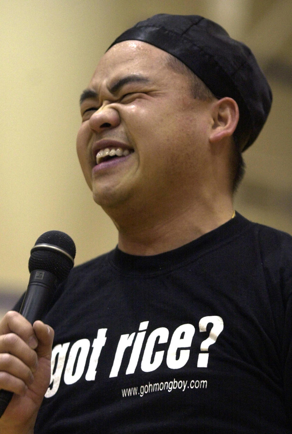 GENERAL INFORMATION: Feature on Tou Ger Xiong, who bills himself as being multicultural, multilingual, multicool.  He's a diversity consultant, comedian, storyteller and rap artist.  We're gonna see him in action during two programs at the St. Michael-Alb (Darlene Pfister / Star Tribune via Getty Images file)