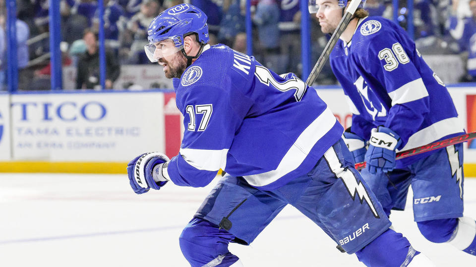 Alex Killorn was a key cog on the Lightning's championship teams. (Photo by Andrew Bershaw/Icon Sportswire via Getty Images)