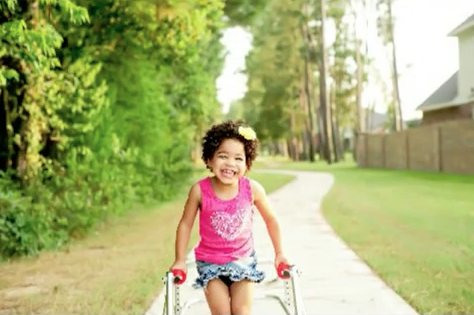 A Walker for this Adorable Kindergartner with Cerebral Palsy