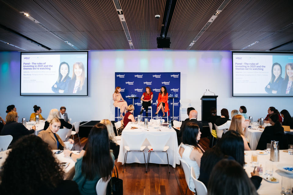 Yahoo Finance Women's Money Movement Wealth and Wellbeing Breakfast Club. (Source: Yahoo Finance/Pat Stevenson)