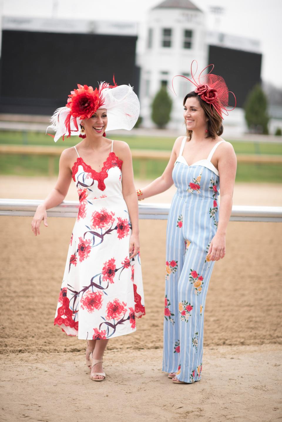 The Hat GIrls, Kate Smith (L) and Rachel Bell (R)