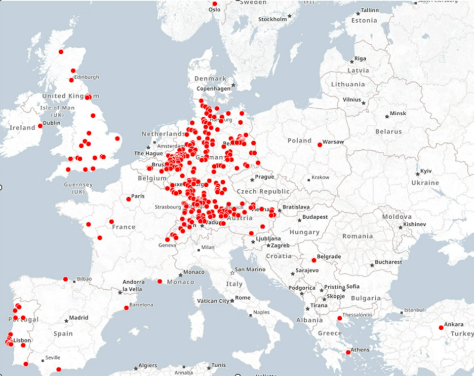 Kidical Mass is organising the next large scale Action Weekend in May 5-7, where European cities can expect an even larger number of demonstrations, BiciBúses and street experiments than before. The interactive map outlining these actions can be accessed at kidsonbike.org. <a href="https://twitter.com/KinderaufsRad/status/1645849196778475531" rel="nofollow noopener" target="_blank" data-ylk="slk:Kidical Mass/Twitter;elm:context_link;itc:0;sec:content-canvas" class="link ">Kidical Mass/Twitter</a>