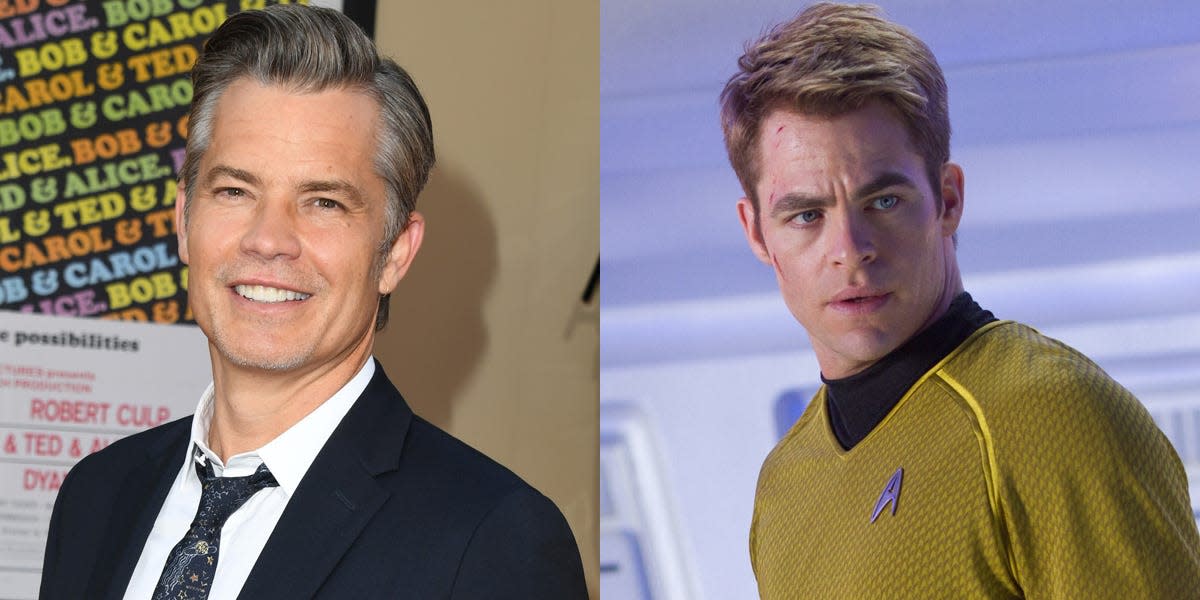 Timothy Olyphant and Chris Pine in Star Trek into Darkness