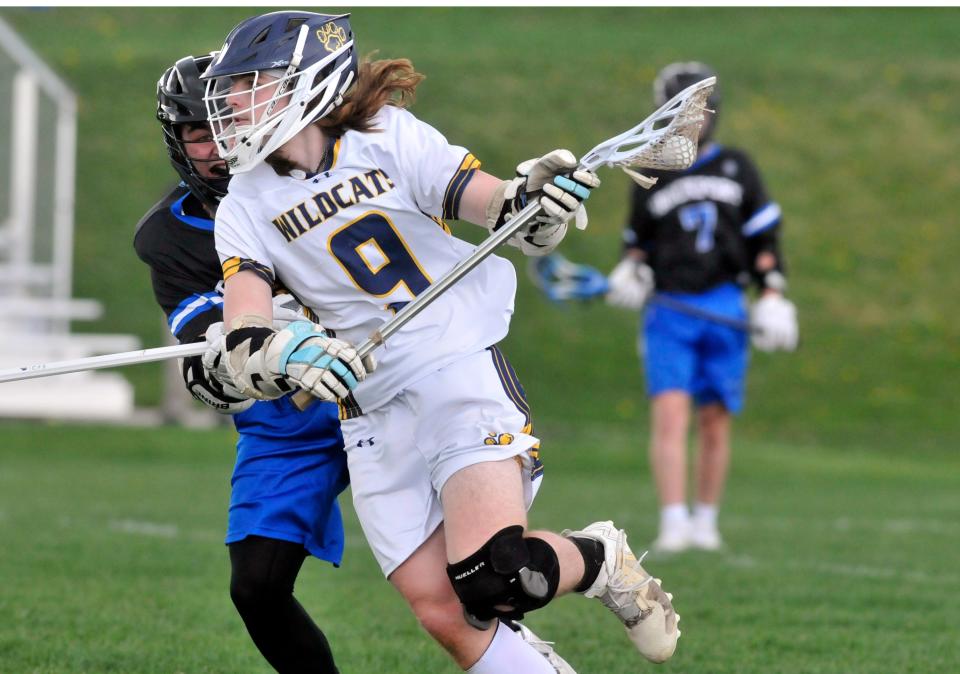 Connor Gorton (9) was named Outstanding Athlete for Males at Marcus Whitman this year.