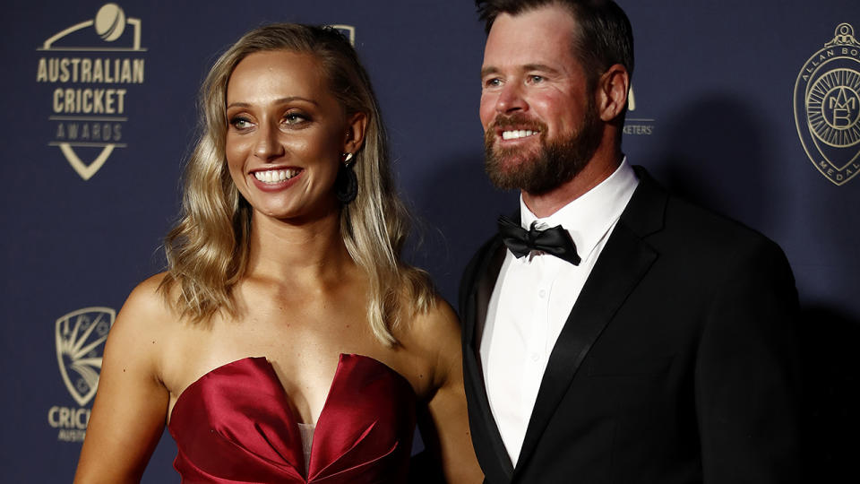 Ashleigh Gardner and Dan Christian. (Photo by Daniel Pockett/Getty Images)