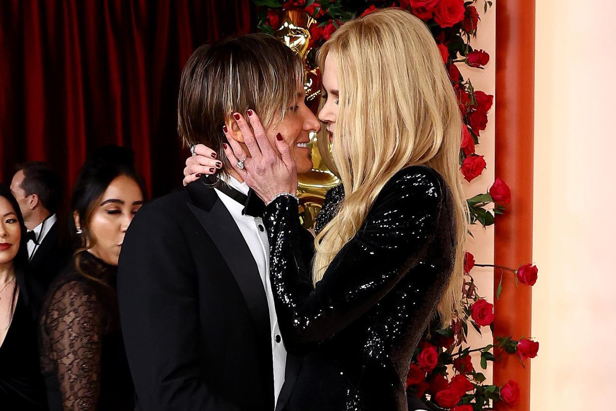 Keith Urban and Nicole Kidman attend the 95th Annual Academy Awards on March 12, 2023 in Hollywood, California.