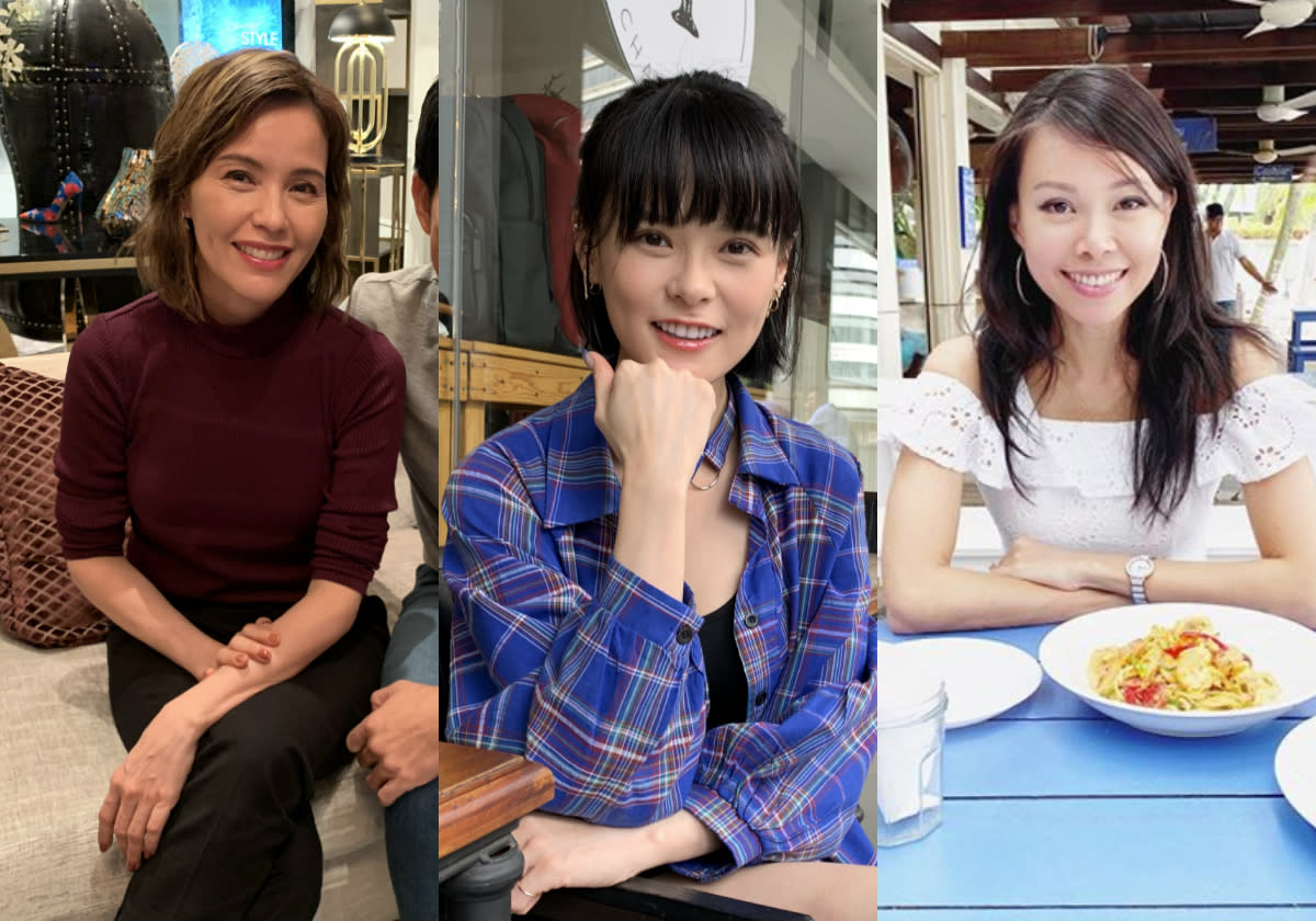 (Left to right) Zoe Tay, Jayley Woo and Jamie Yeo were among the most-searched female celebrities in Singapore on Yahoo. (PHOTOS: Yahoo Lifestyle, Jamie Yeo/Instagram)