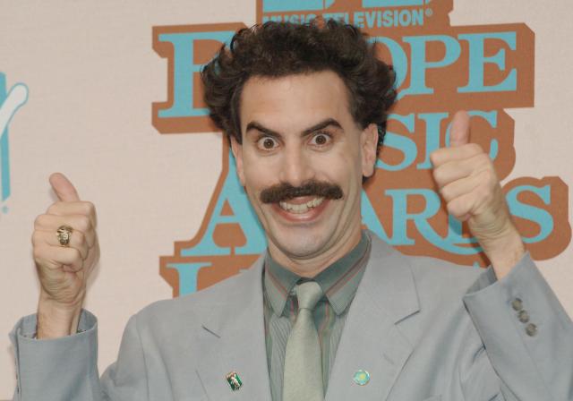 borat thumbs up i like