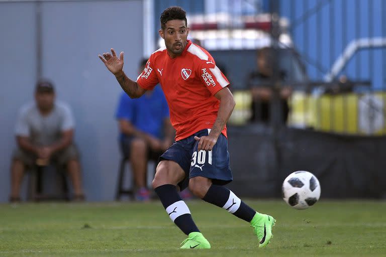 Gonzalo Verón, en su etapa de jugador de Independiente