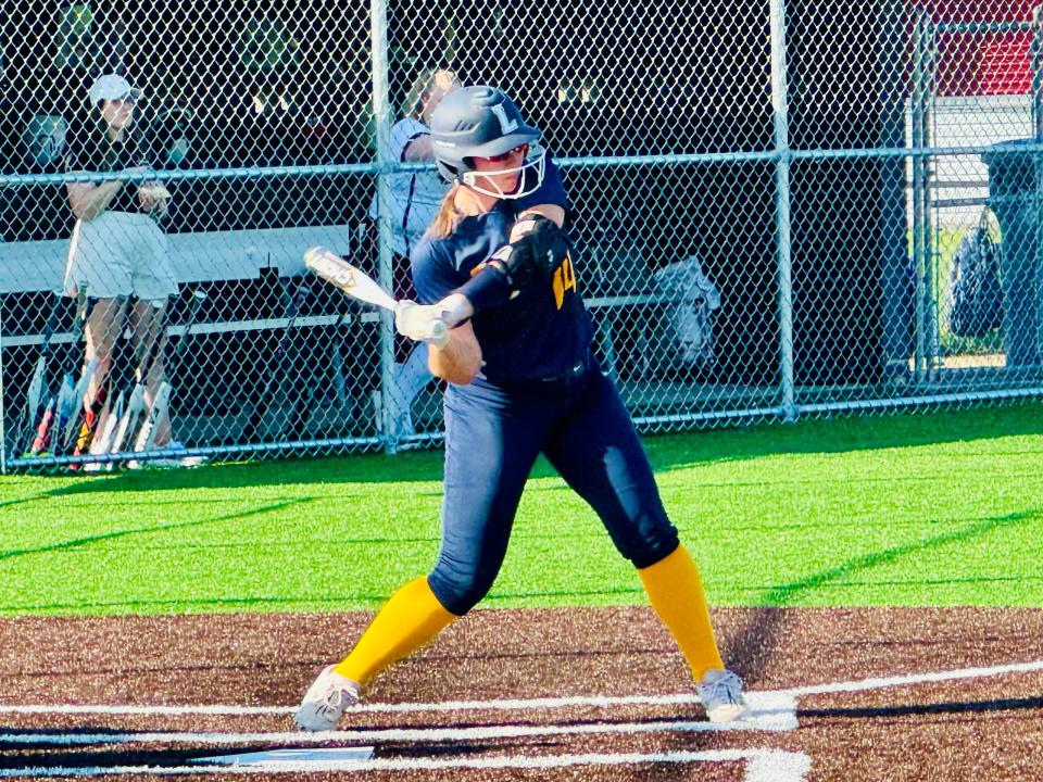 Lancaster junior Ashlin Mowery has hit 32 career home runs. She made her college decision by verbally committing to Louisiana State University.