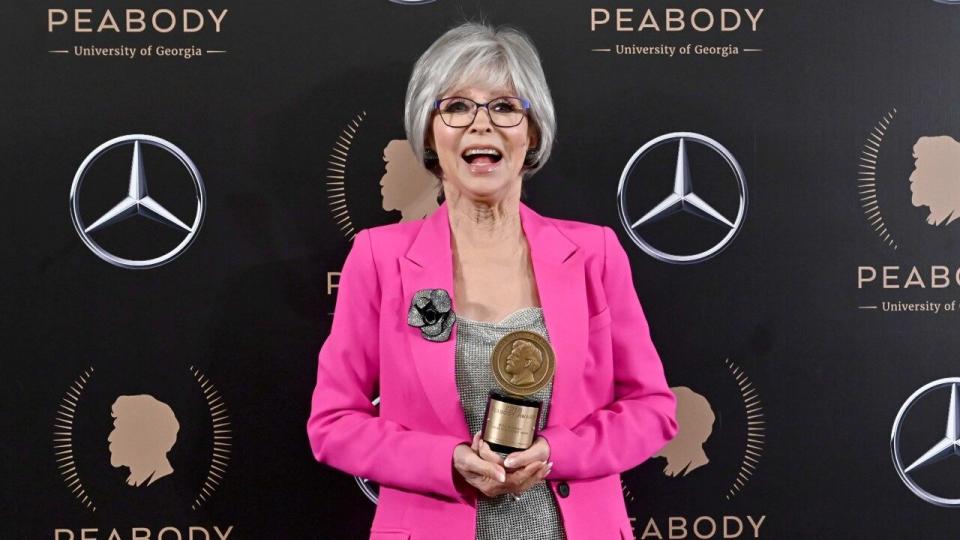 The 87-year-old performer was honored with the Peabody Career Achievement Award on Saturday.