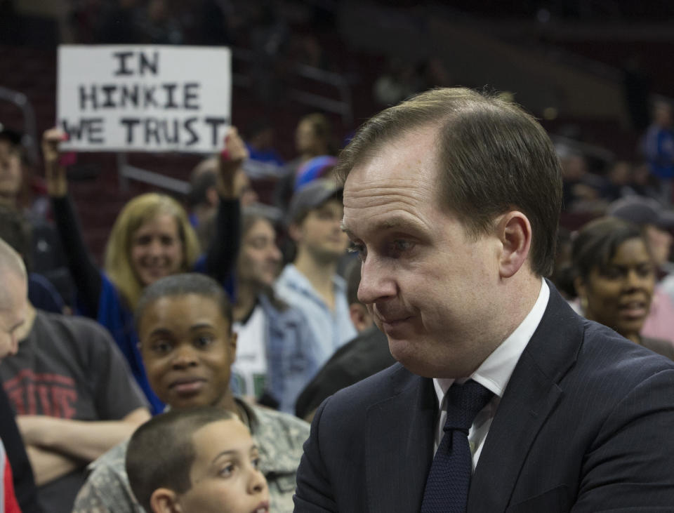 Philadelphia embraced The Process under Sixers GM Sam Hinkie. (Mitchell Leff/Getty Images)
