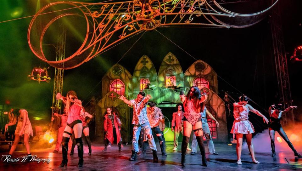 Paranormal Cirque cast performs the “Thriller” dance. Ricardo Herrera /Courtesy: Paranormal Cirque