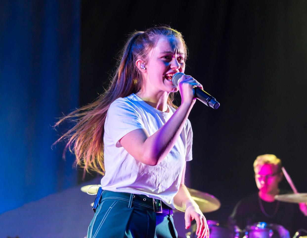 Sigrid commands the vast stage like she's played such venues all her life: Redferns/Getty