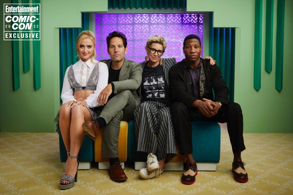 Ant-Man and the Wasp: Quantumania cast at EW's San Diego Comic Con studio