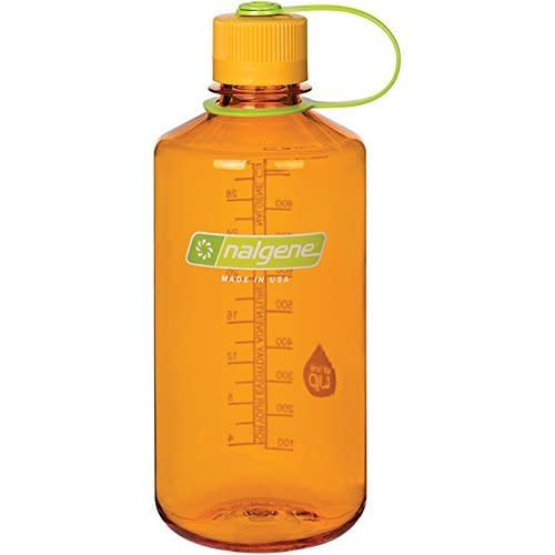 <a href="https://www.amazon.com/Nalgene-Tritan-Narrow-BPA-Free-Woodsman/dp/B0752Y96R2/ref=sr_1_8?s=sporting-goods&amp;ie=UTF8&amp;qid=1518455652&amp;sr=1-8&amp;keywords=bpa%2Bfree%2Bwater%2Bbottle&amp;th=1&amp;psc=1" target="_blank">Made of BPA-free co-polyester with superior impact resistance</a>, this is a great option for those who are active all day.<br /><br /><strong>Amazon Reviews:</strong>&nbsp;2,760<br /><strong>Average Rating:</strong>&nbsp;4.5 out of 5 stars<br /><br /><i>"This water bottle is made of excellent quality; it's so durable! I love the spout as well, bc it helps me drink more at a time than a smaller spout bottle. I bought this to help me drink more water throughout the day and I have been doing wonderful! It has helped so much..." - Amazon Reviewer</i>