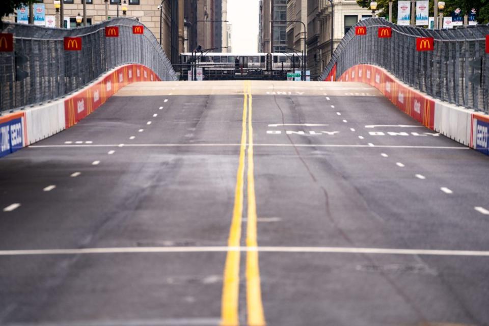Quiet view of Chicago Street Course