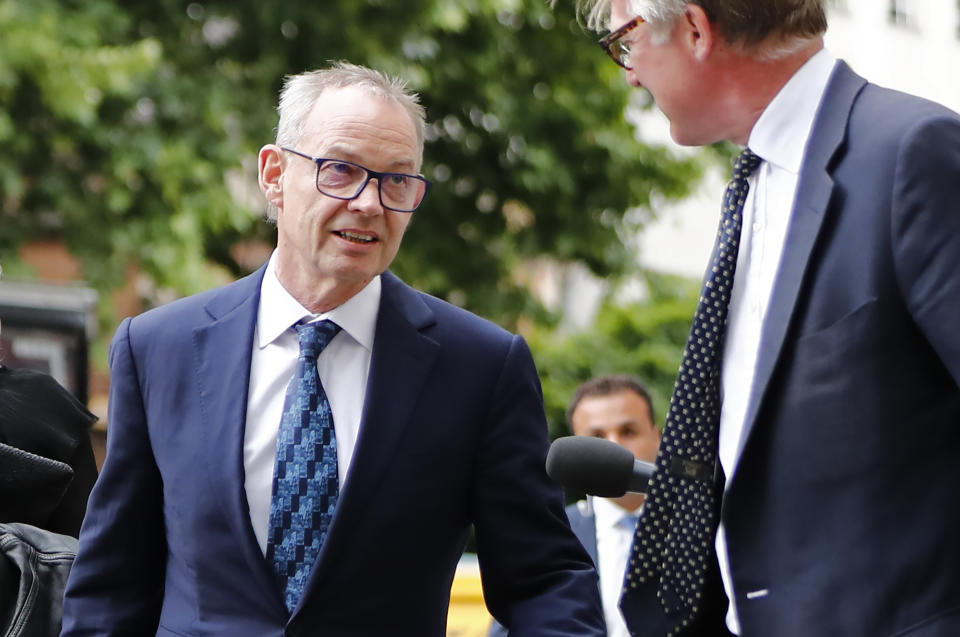Accused: Former global co-head of Barclays Finance, Richard Boath, arrives at Westminster Magistrates Court in central London on July 3, 2017. Photo: TOLGA AKMEN/AFP/Getty Images