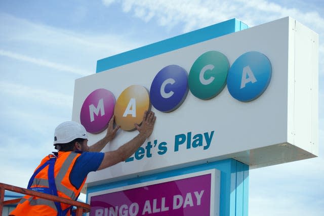 Mecca bingo in Liverpool re-name the club Macca Bingo in honour of Sir Paul McCartney’s birthday and Glastonbury appearance which are both happening later this month. Picture date: Thursday June 16, 2022