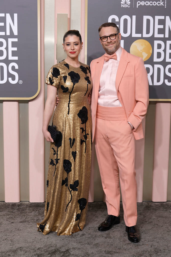 the couple on the red carpet