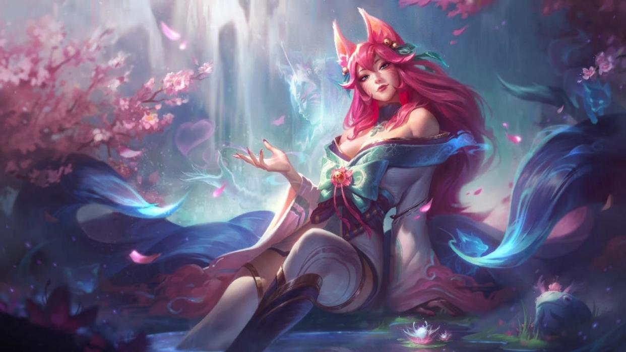 Ahri is one of the oldest champions in LoL, and while she got a great gameplay update earlier this year, how she looks in-game is extremely outdated. (Photo: Riot Games).