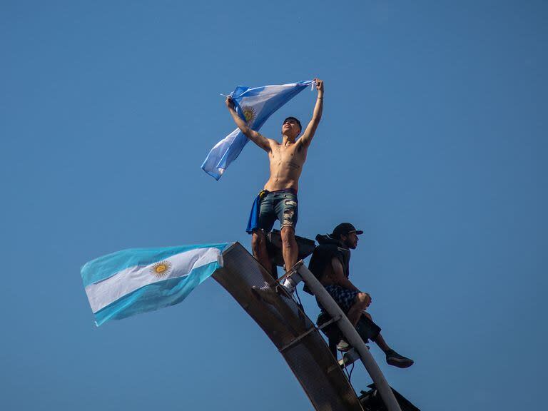 Una escena de Muchachos, el documental celebratorio del Mundial que se convirtió en la película argentina más vista del año