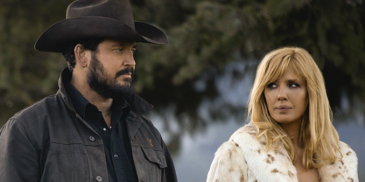 'yellowstone' season 5 cast members cole hauser and kelly reilly talk about new episodes on instagram