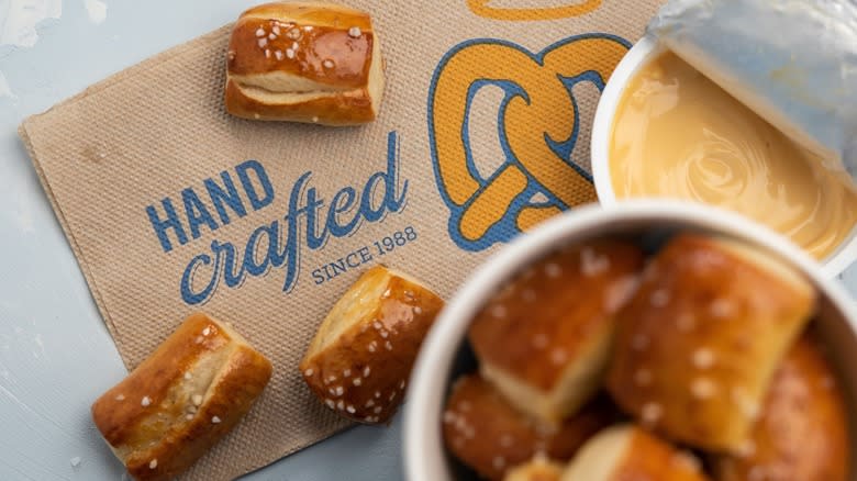 Auntie Anne's pretzel nuggets