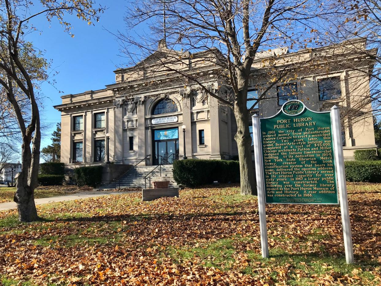 Port Huron Museums Carnegie Center in Port Huron on Nov. 23, 2021.