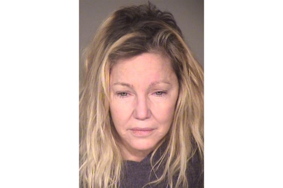 Heather Locklear's booking photo after her arrest this week