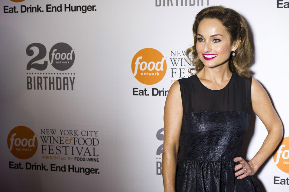 Giada De Laurentiis attends the Food Network's 20th birthday party on Thursday, Oct. 17, 2013, in New York. (Photo by Charles Sykes/Invision/AP)