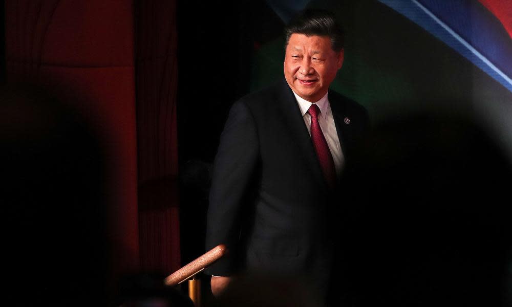 China’s President Xi Jinping arrives for the Apec summit in Port Moresby