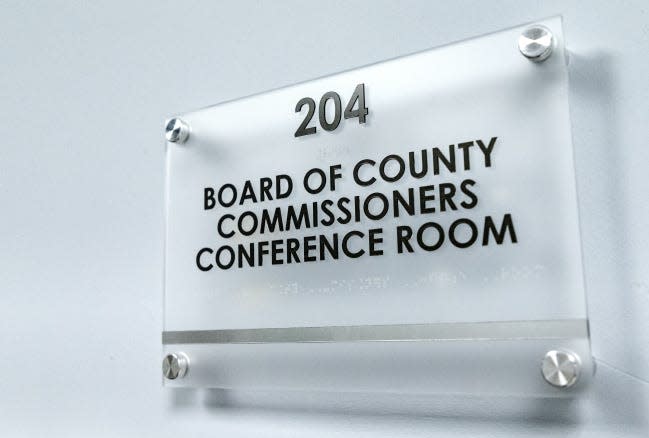 Board of County Commissioners meeting room in Oklahoma City.