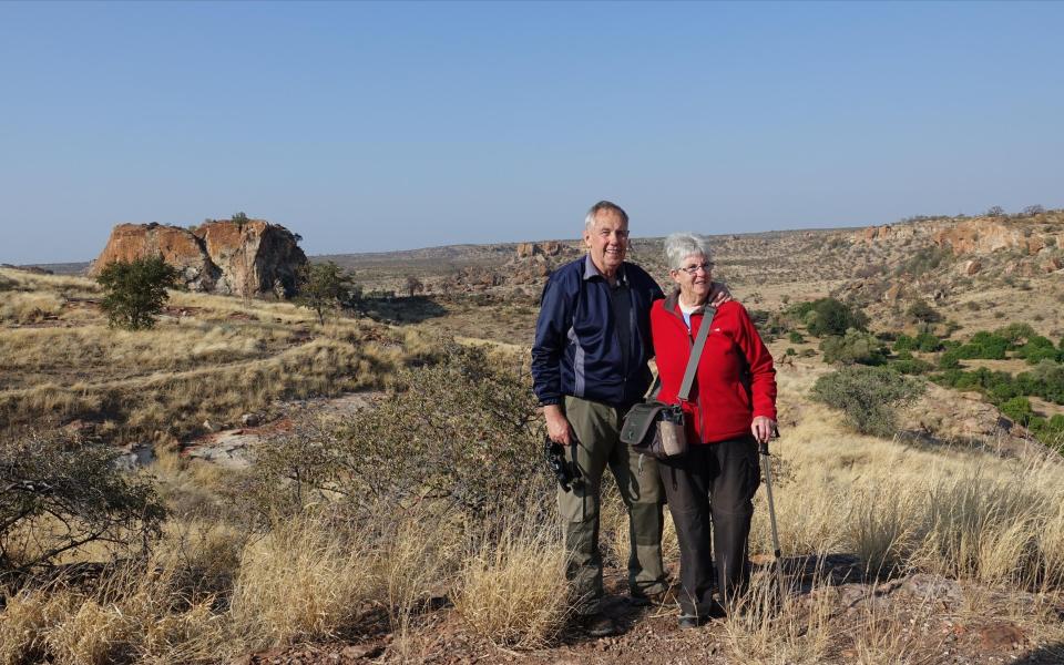 Kenneth and Pamela Elborn are among those itching to travel overseas 