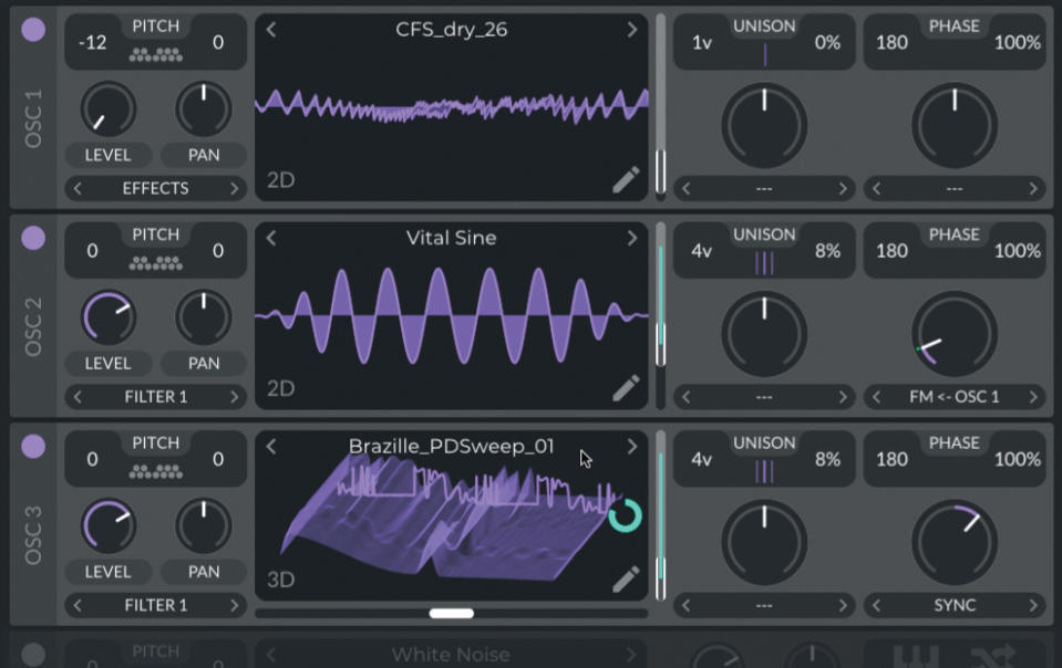 wavetable synth