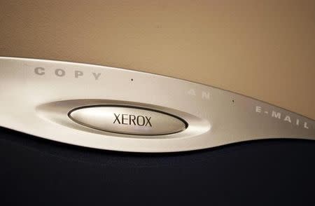 A generic picture of a Xerox logo on a photocopier. TECOM REUTERS/Catherine Benson