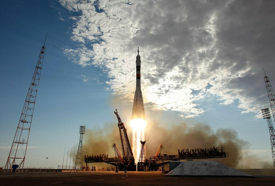 傳俄羅斯太空局正評估，使用太空火箭從軌道上向烏克蘭投擲炸彈的方案。   圖：翻攝自 ChrisO_wiki 推特