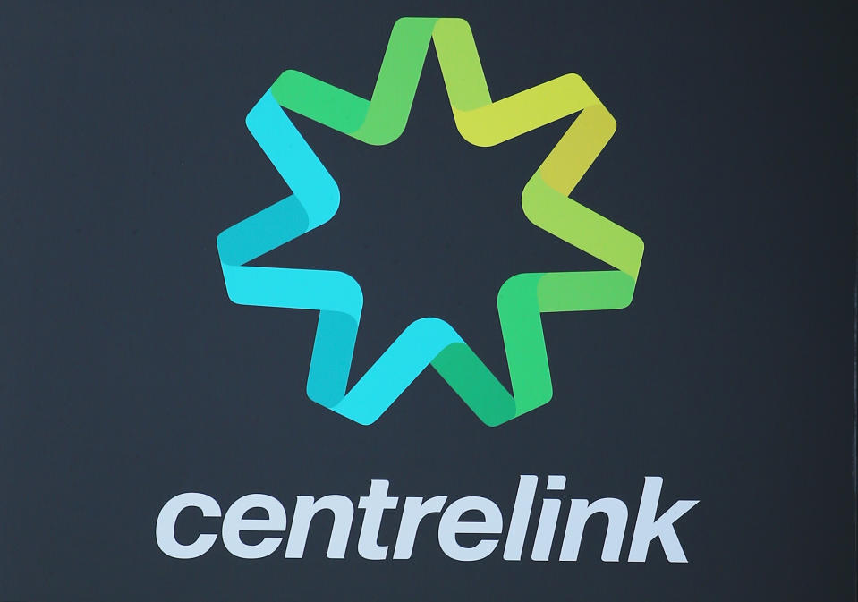 MELBOURNE, AUSTRALIA - OCTOBER 09:  The Centrelink logo is seen outside of a Centrelink office on October 9, 2014 in Melbourne, Australia.  Economists expect the Australian jobs figure for September to show an unemployment rate of 6.2%.  (Photo by Scott Barbour/Getty Images)